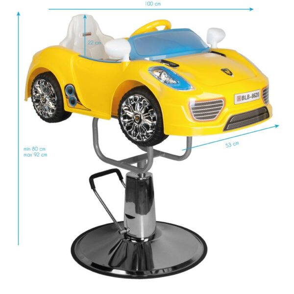 124083_6_2 Lasten kampaamotuoli Poliisi