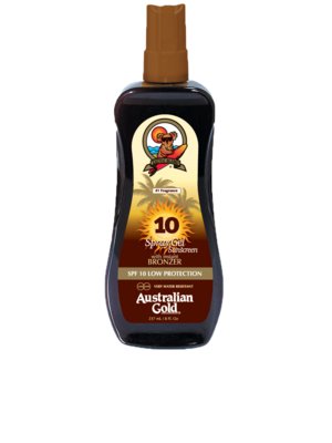 37709TiF248b Australian Gold SPF 10 Spray Gel Bronzer 237 ml