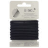 Sibel Thick Elastic Hair Bands, musta 12 kpl