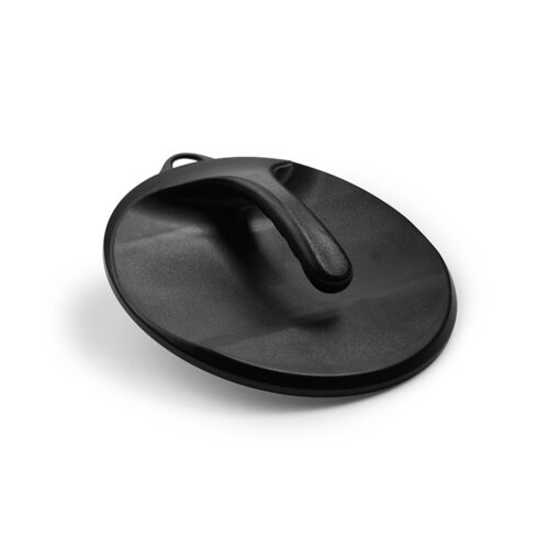 Bravehead ergonominen käsipeili, musta ø 28 cm