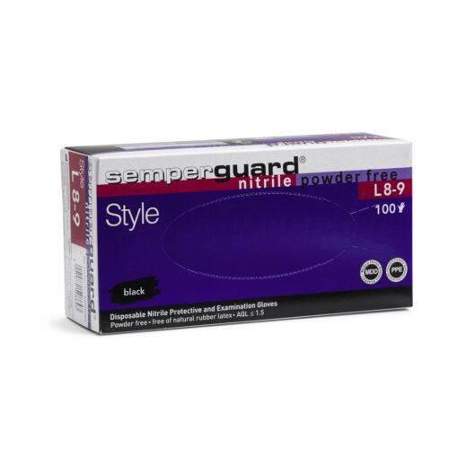 5140 BraveHead puuterivapaat nitriilikäsineet L-koko 100 kpl