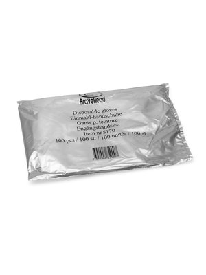 BraveHead Kertakäyttöiset muovikäsineet 100 kpl