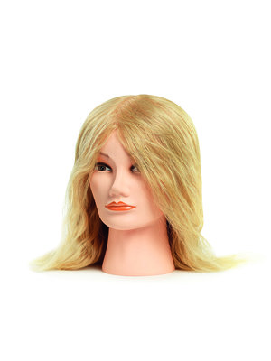 Harjoituspää 100% aitohiusta 35-40 cm