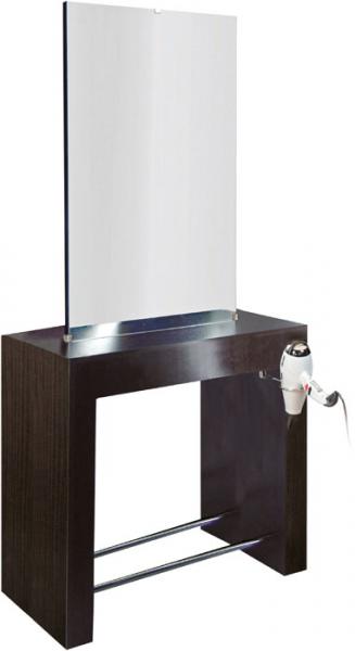 Sissi 2-puolinen kampaamon peilipaikka ruskea