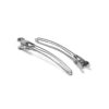 Hair clips long, chrome 12kpl