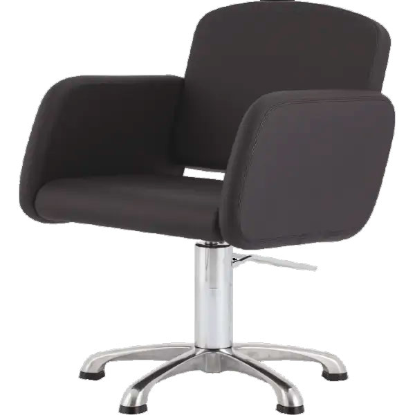 Kampaamotuoli Milano pink GOLD pohjalla