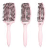 Olivia Garden Fingerbrush Combo Pastel Pink hiusharja
