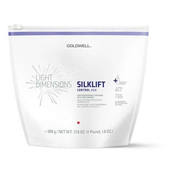 Goldwell Light Dimensions Silklift Control Ash Level 5-7 vaalennusjauhe 500g