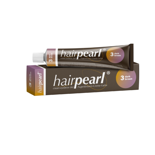 Hairpearl No 3 ripsien ja kulmien,Ruskea