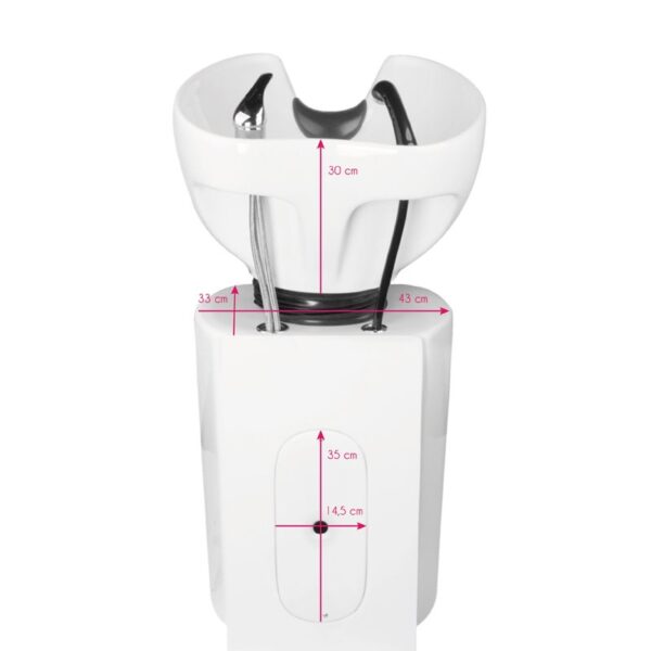 Kampaamon pesupaikka Hamburg allas valkoinen