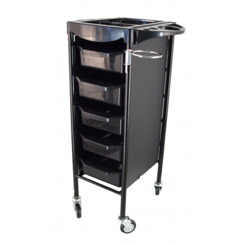 Kampaamon-tyotarvikevaunu2 Kampaamon työtarvikevaunu Maribel II, musta