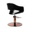 Kampaamotuoli Milano pink GOLD pohjalla