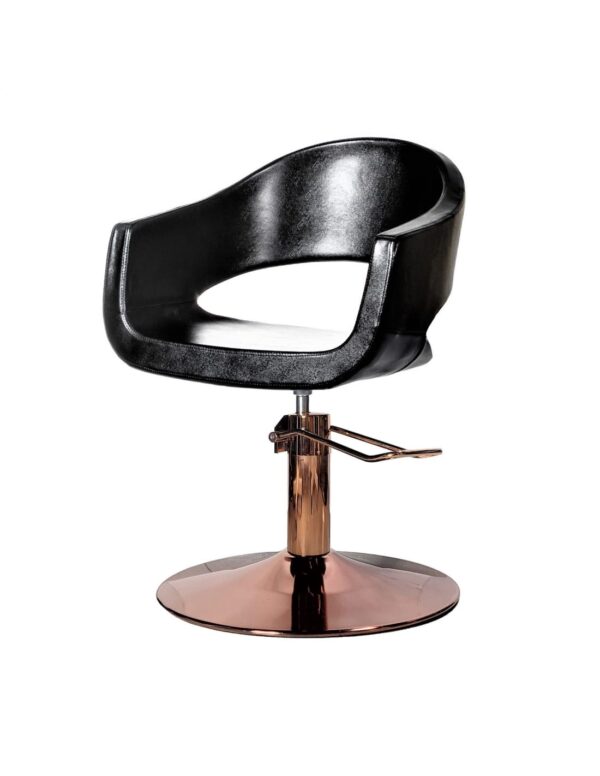 Kampaamotuoli Milano pink GOLD pohjalla
