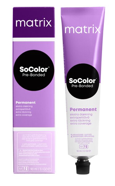 MATRIX-SOCOLOR-PRE-BONDED-PERMANENT-EXTRA-COVERAGE-90ML Matrix SoColor Kestoväri Pre-Bonded Permanent Extra-Coverage 90 ml