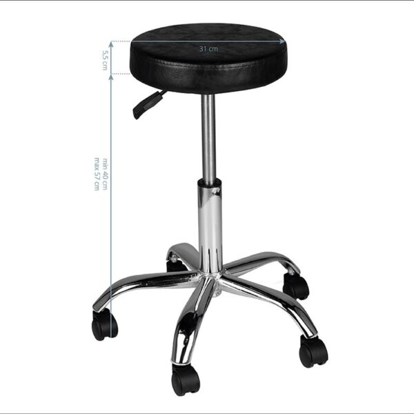 Master-Stool-Fast-black Fast työtuoli, musta