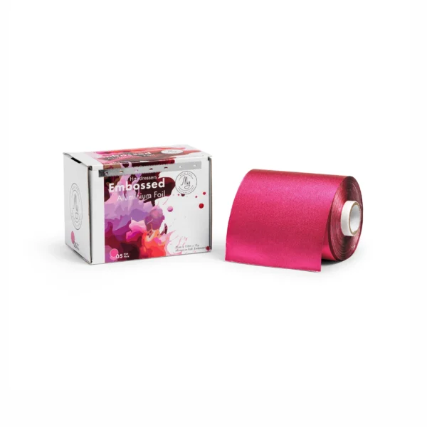My-Embossed-Foil-Hot-Pink-100m My - Embossed Aluminium Foil Hot Pink 100m