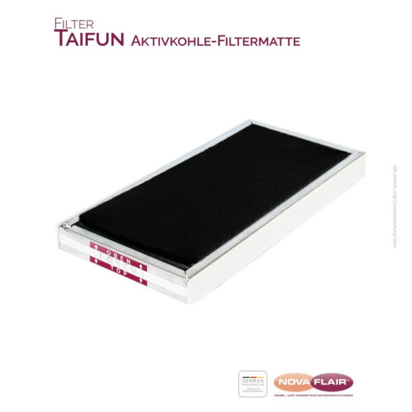 Nova-Flair-–-Taifun-Carbon-Filter-extra-filter-mat Nova Flair – Taifun-hiilisuodatin + lisää suodatinmatto