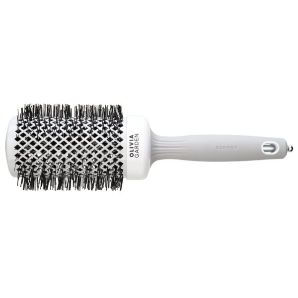 Olivia Garden White&Grey Ceramic + ION hiusharja
