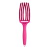 Olivia Garden Fingerbrush Combo Medium Hot Pinkki aukikampausharja