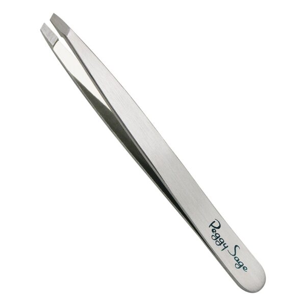 Peggy-Sage-Professional-tweezers-9.5-cm-silver-mybeauty24.eu_ Peggy Sage Ammattilliset pinsetit 9.5 cm