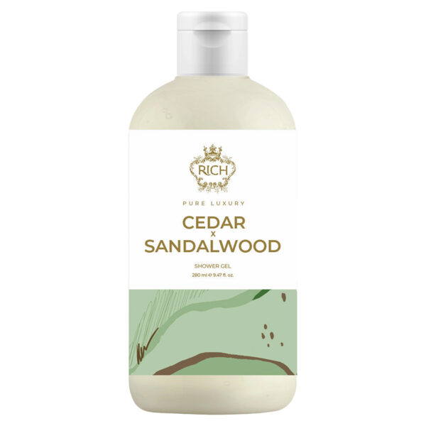 RICH Pure Luxury Cedar & Sandalwood Shower Gel 280ml