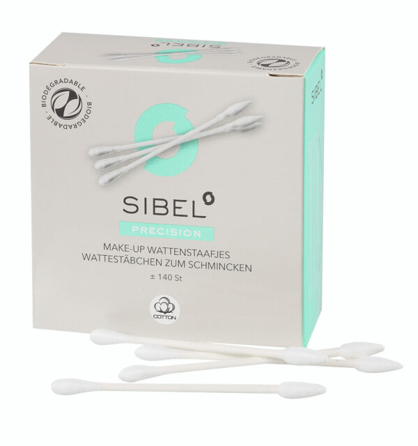 SIBEL-Cotton-Wool-Buds-With-Paper-Stem-Precision-scaled Sibel Cotton Buds With Paper vanupuikot 140 kpl