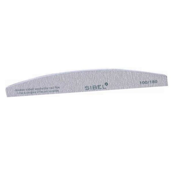 SIBEL-Emery-Nail-File-2-way-100-180-Zebra-10pcs-mybeauty24.eu_-1 Sibel Puolikuun muotoinen kynsiviila 100/180 1kpl