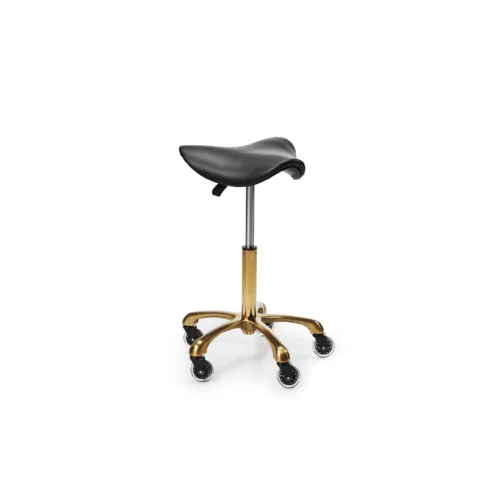 Saddle stool 360 Gold satulatuoli