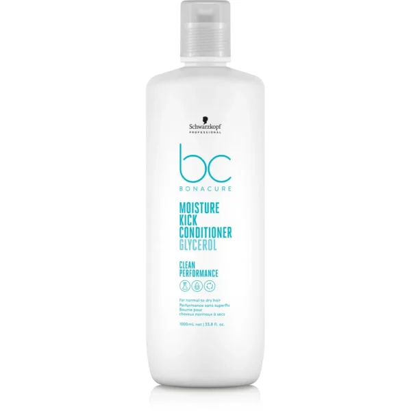 Schwarzkopf-BC-Moisture-Kick-Conditioner-Glycerol-1000ml-mybeauty24.eu_ Schwarzkopf BC Bonacure Moisture Kick Glycerol kosteuttava hoitoaine 1000 ml
