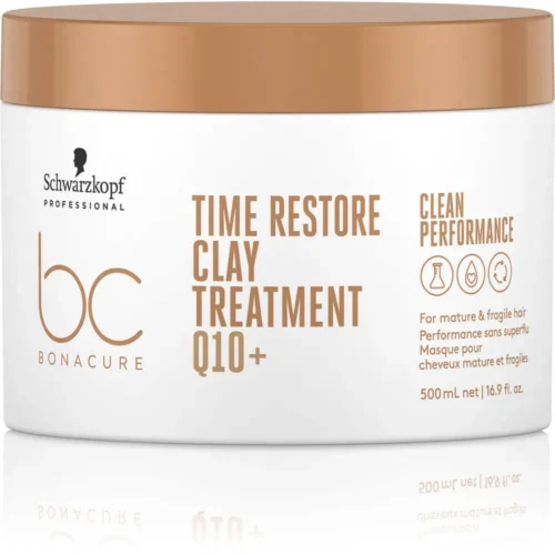 Schwarzkopf-BC-Time-Restore-Clay-Treatment-Q10-500ml Schwarzkopf BC Time Restore Clay Treatment Q10+ 500ml
