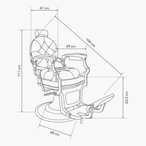 Sibel Malone parturituoli, retro musta, ILMAINEN TOIMITUS!
