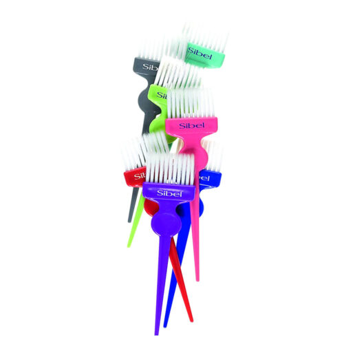 Sibel Coloured Tinting Brush Set 7 kpl