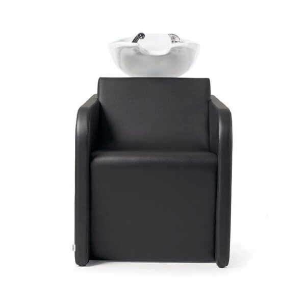 Takumi Jin kampaamon pesupaikka, musta allas