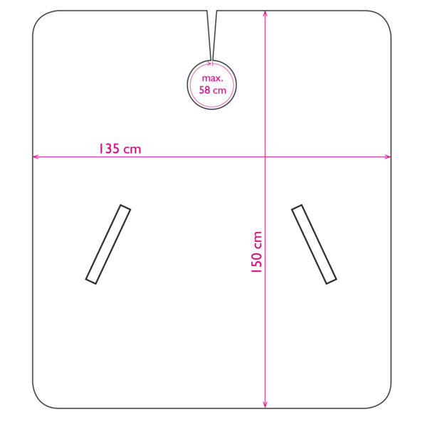 Trend-Design Ladies leikkauskappa