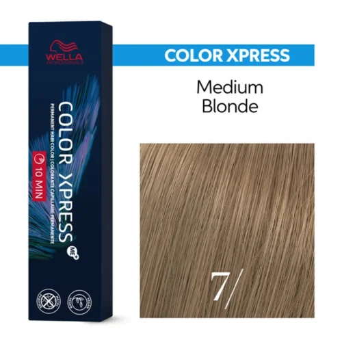 Wella-Professionals-Color-Xpress-Medium-Blonde-7-60ml Wella Professionals Color Xpress Medium Blonde 7/ 60ml