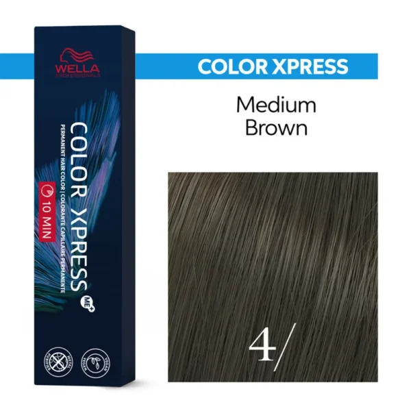 Wella-Professionals-Color-Xpress-Medium-Brown-4-60ml Wella Professionals Color Xpress Medium Brown 4/ 60ml