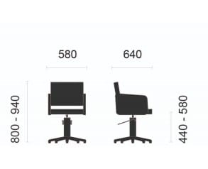 Takumi Yuki kampaamotuoli ristikkojalka