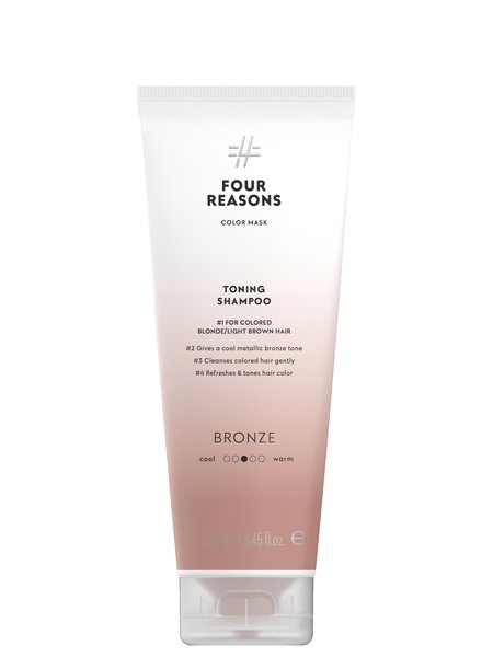 Four Reasons Color Mask Toning Shampoo Bronze 250ml