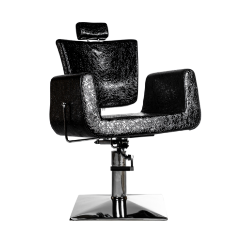 Kampaajan tuoli Texas, croco musta