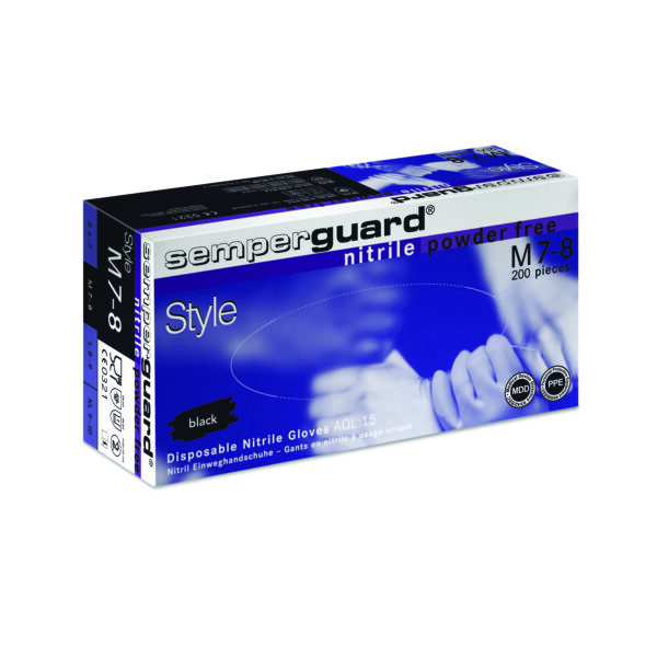 Bravehead puuterivapaat Nitriilikäsineet M koko 100 kpl