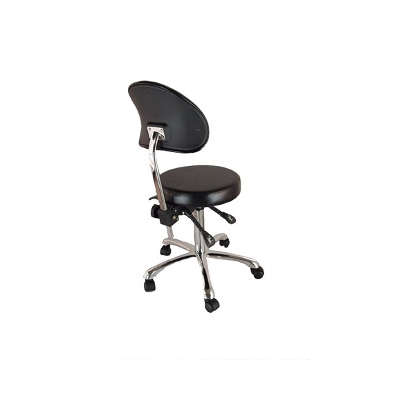 pedicure-beautician-stool-comfort Noble Comfort Fast+ työtuoli, musta