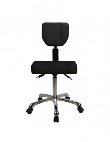 pedicure-beautician-stool-new-comfort-black-1 Työtuoli New Comfort, musta