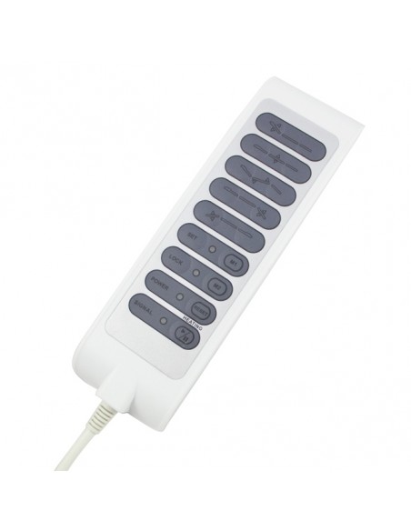 pedicure-bed-with-3-motors-and-heating-medial-greyd Azzurro Pro Exclusive 3-moottorinen hoitotuoli lämmityksellä, valkoinen