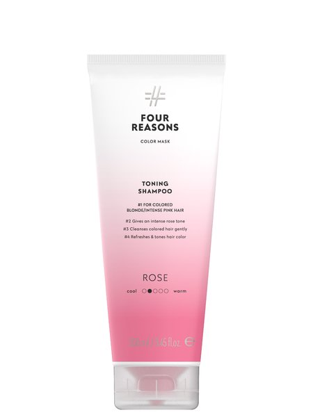 Four Reasons Color Mask Toning Shampoo Rose 250 ml