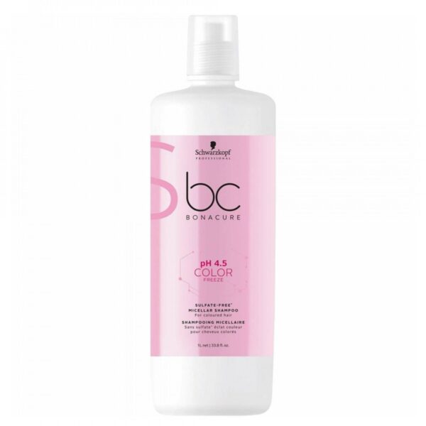 schwarzkopf_professional_bc_color_freeze_sulfate-free_micellar_shampoo_1000ml Schwarzkopf BC Color Freeze Shampoo pH-4,5