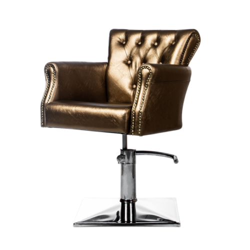 styling-chair-monreal- Kampaamotuoli Monreal, kulta