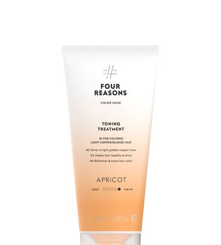 treapricot Four Reasons Color Mask Toning Treatment Apricot 200 ml