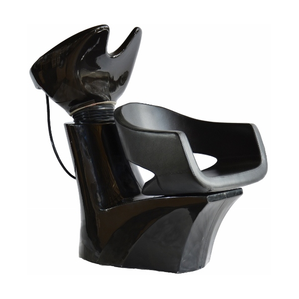 Pesupaikka Milano, musta keraaminen kallistuva allas