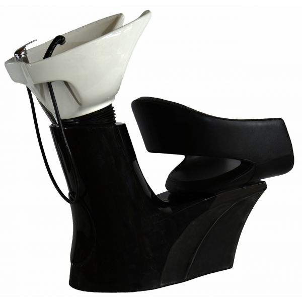 Pesupaikka Milano, valkoinen keraaminen kallistuva allas