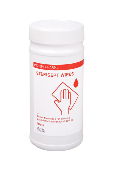 Chemi-Pharm steriseptiset pyyhkeet 120 kpl
